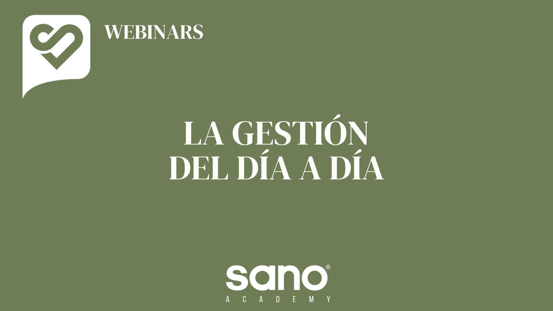 03 - LA GESTION DEL DÍA A DÍA